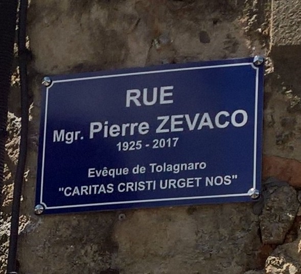 Inauguration de la rue Monseigneur Pierre Zevaco