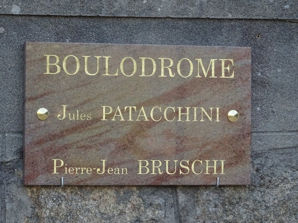  Boulodrome  "Jules Patacchini- Pierre Jean Bruschi" Place de l'Accintu.