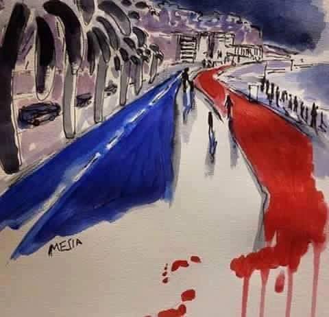 Solidarité avec les victimes du terrible attentat de Nice.
