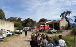 Les écoliers de Vico au centre d'incendie et de secours