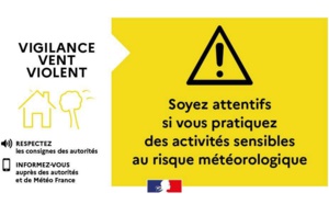 Vigilance jaune vent fort : interdiction d’emploi du feu en Corse du Sud